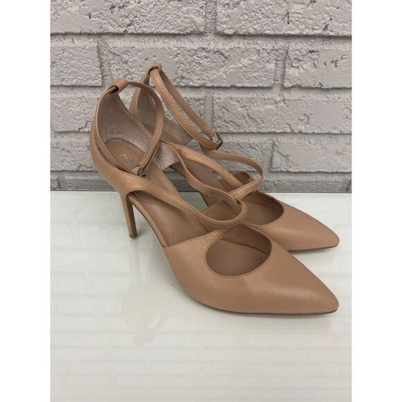 Charles BY CHARLES DAVID Women's Packer Tan Sling Back Pump Size 11M - Picture 3 of 8